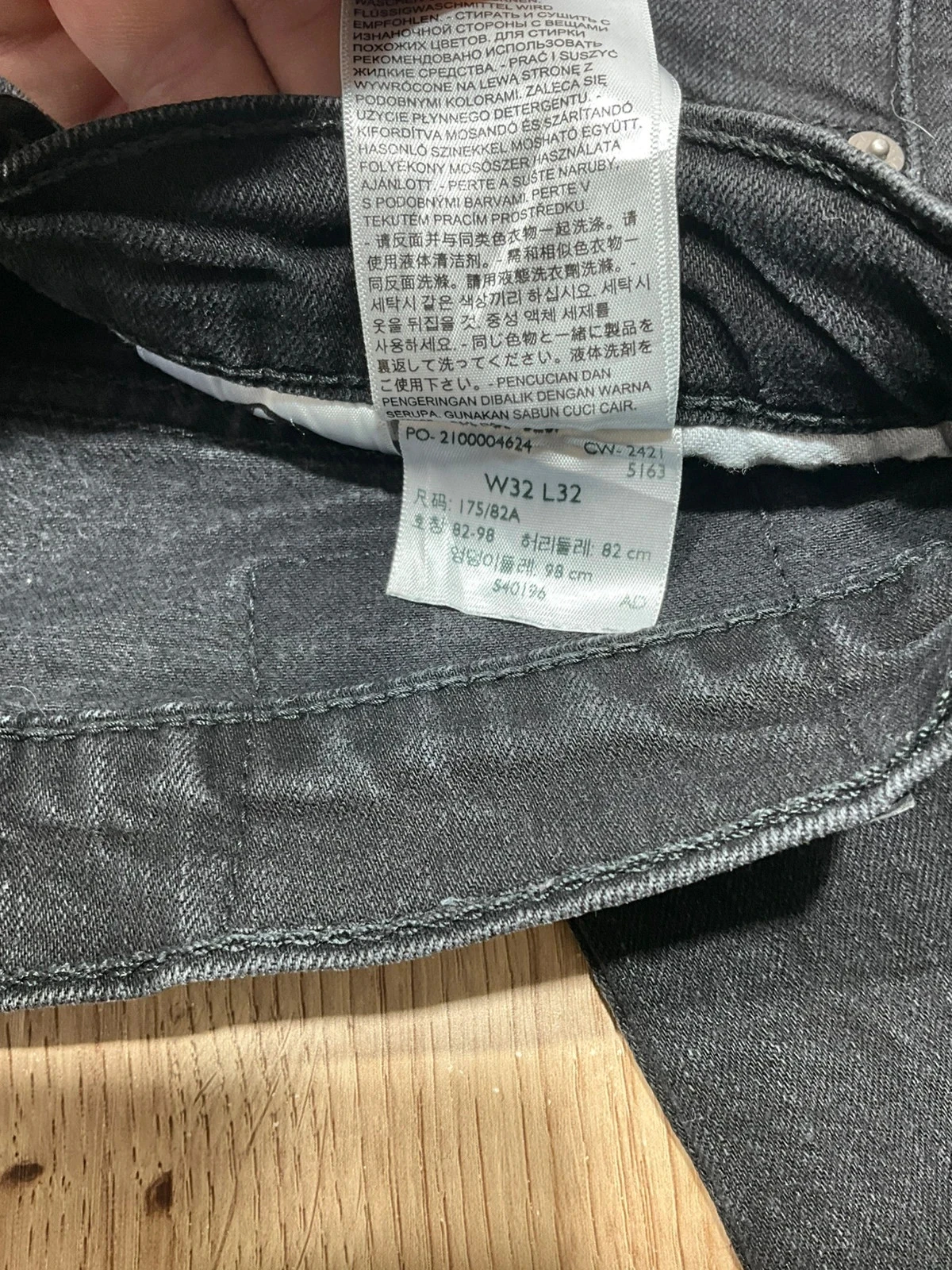 Jean Levi's 512 Coupe Slim Taper W32 L32 Vintage 99% Coton NoirLvh 246 – photo 11